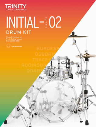 Book cover for Drum Kit 2020-2023: Initial-Grade 2