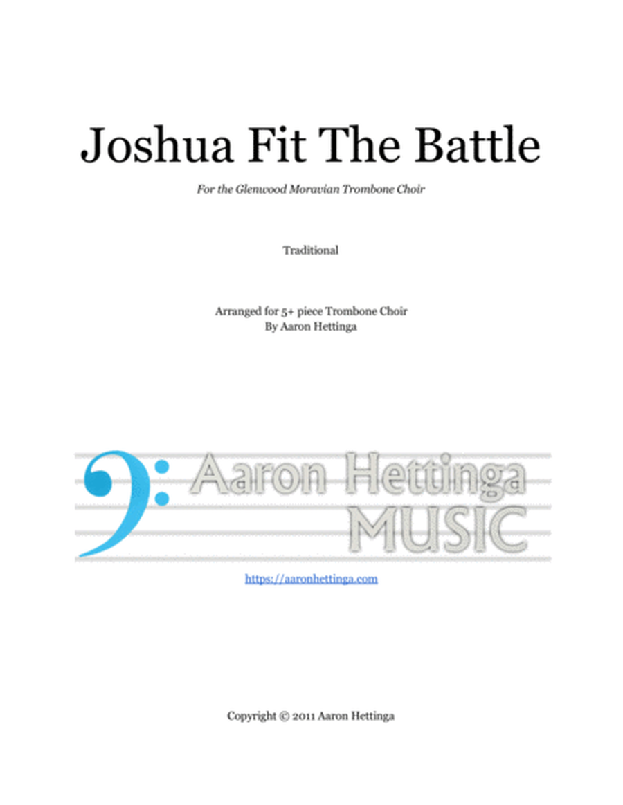 Joshua Fit The Battle - Swingin' Trombone Quintet image number null