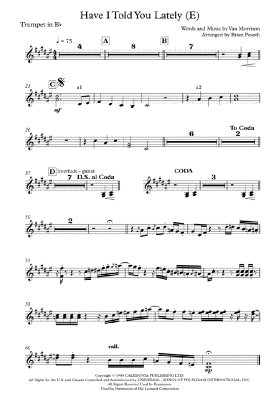 Have I Told You Lately Small Ensemble scores gallery preview page 6