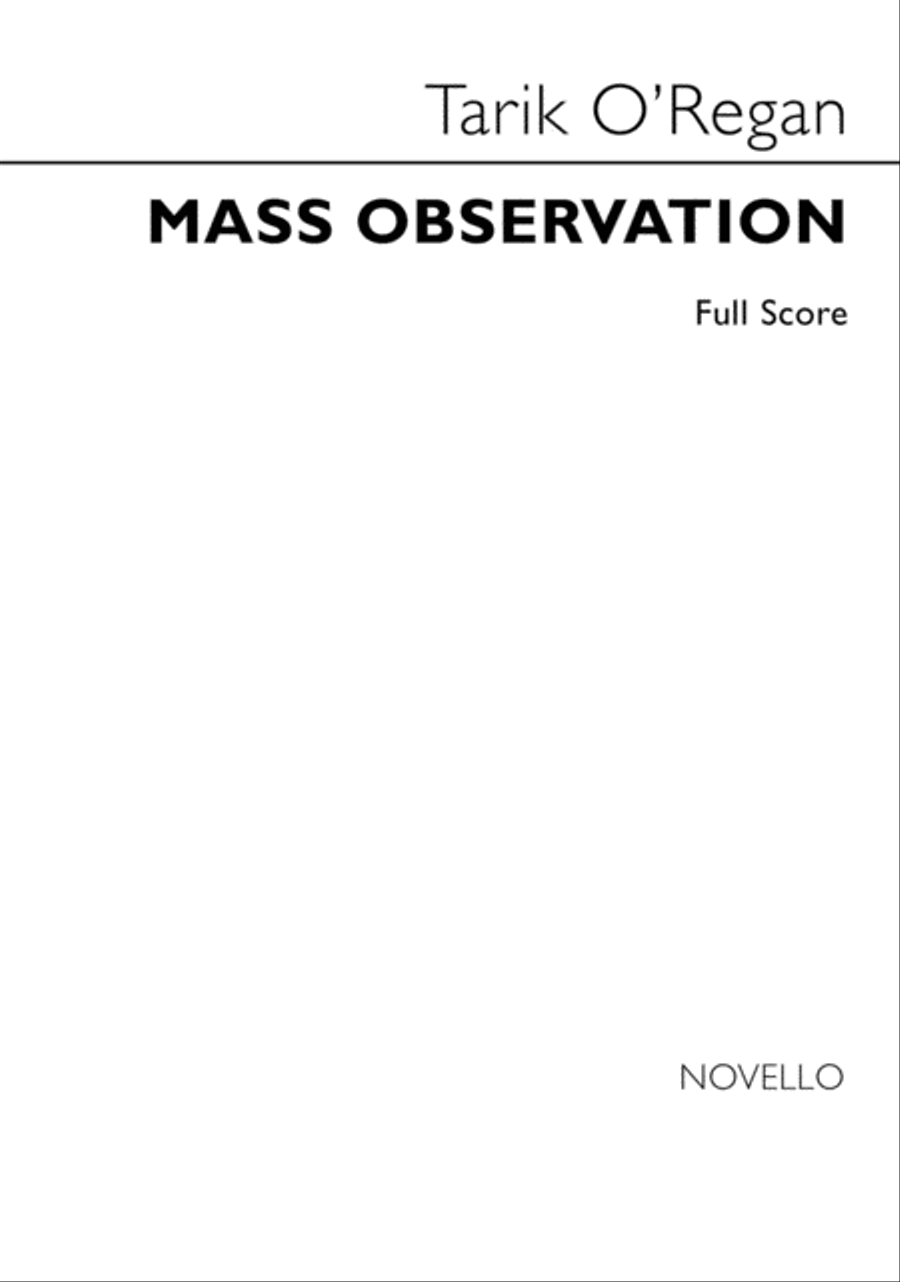 Mass Observation Choir scores gallery preview page 1