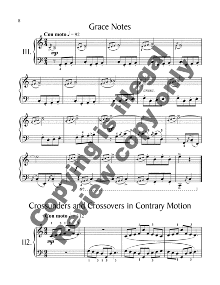 175 Exertudes, Book 4: Advanced I Piano Method scores gallery preview page 6