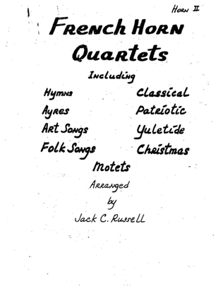 French Horn Quartets - Horn 2