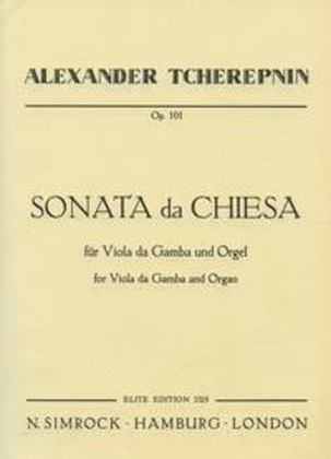 Book cover for Sonata da chiesa op. 101