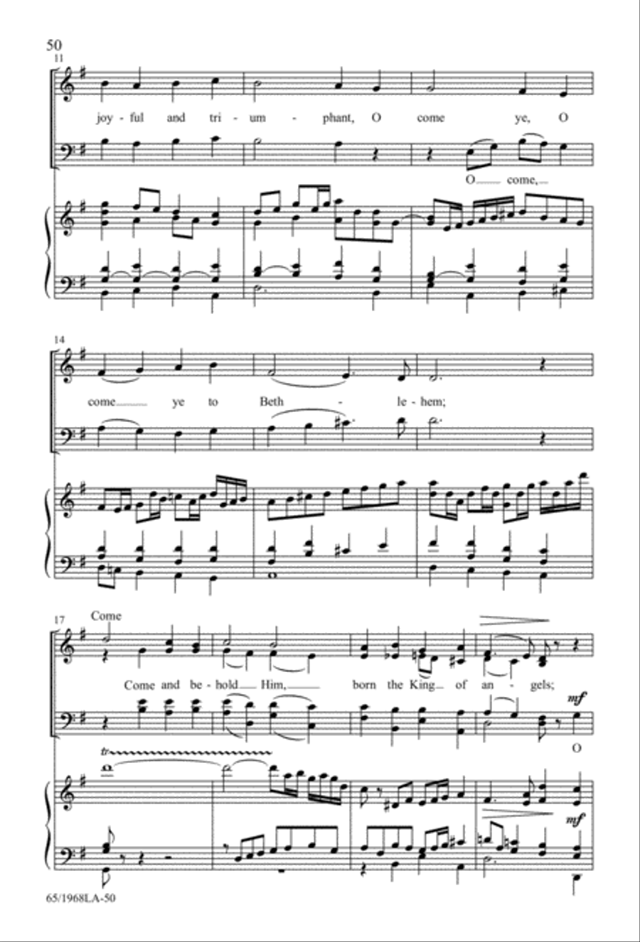 The Word Made Flesh 4-Part scores gallery preview page 52