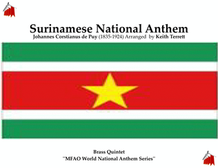 Surinamese National Anthem for Brass Quintet