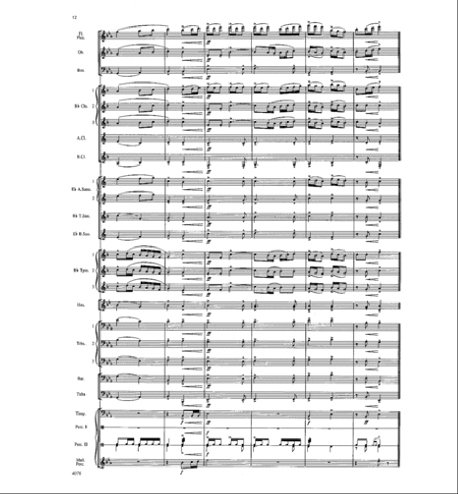 West Highlands Sojourn West Highlands Sojourn Concert Band scores gallery preview page 13