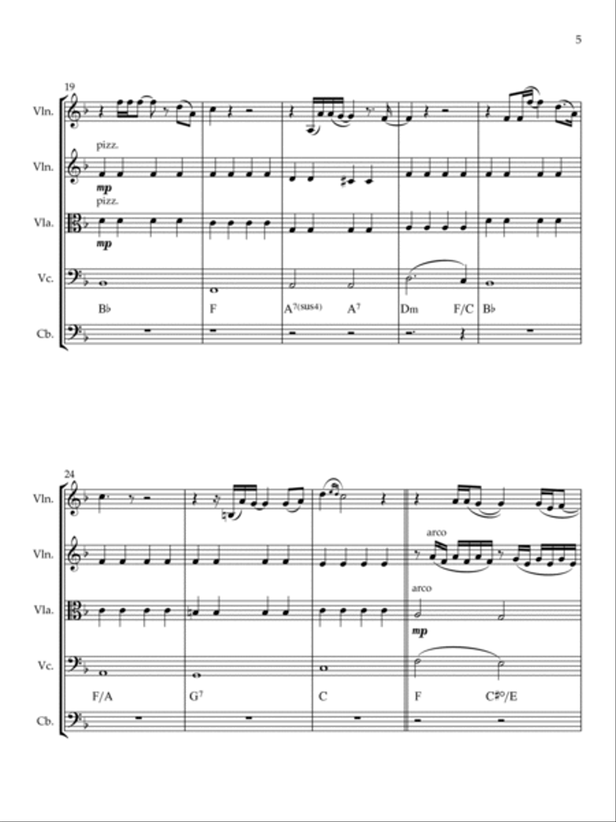 Butterfly Butterfly String Quintet scores gallery preview page 6