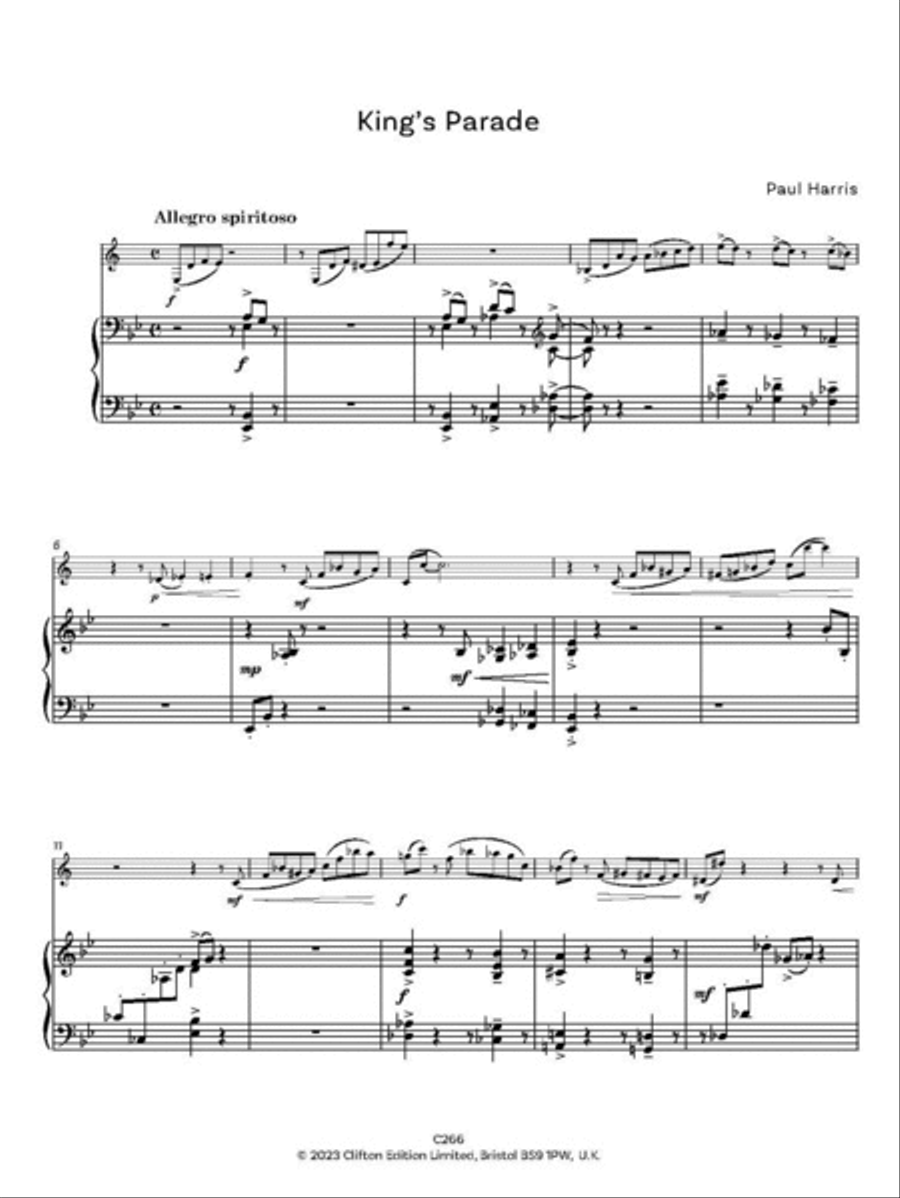 King's Parade King's Parade Clarinet Solo scores gallery preview page 3