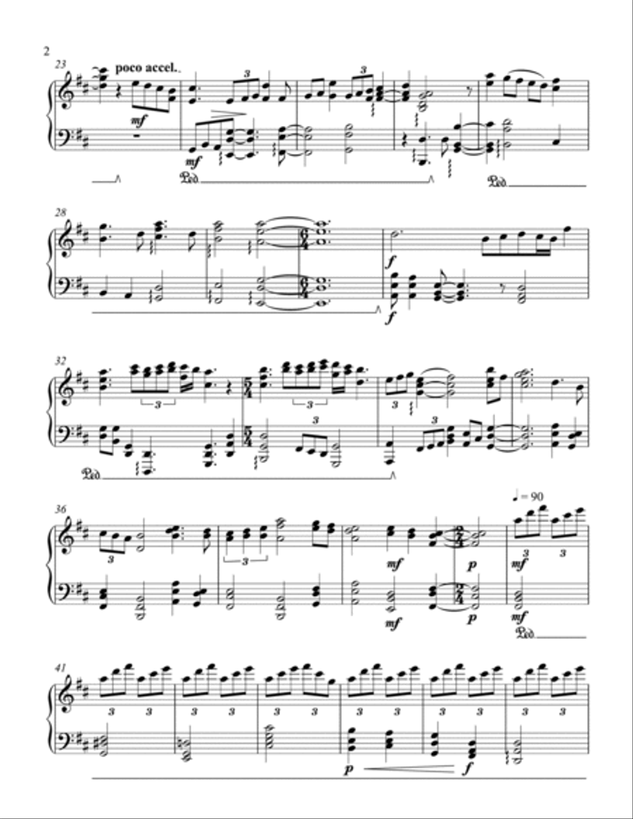 Piano Solo for Krueger Piano Solo scores gallery preview page 2