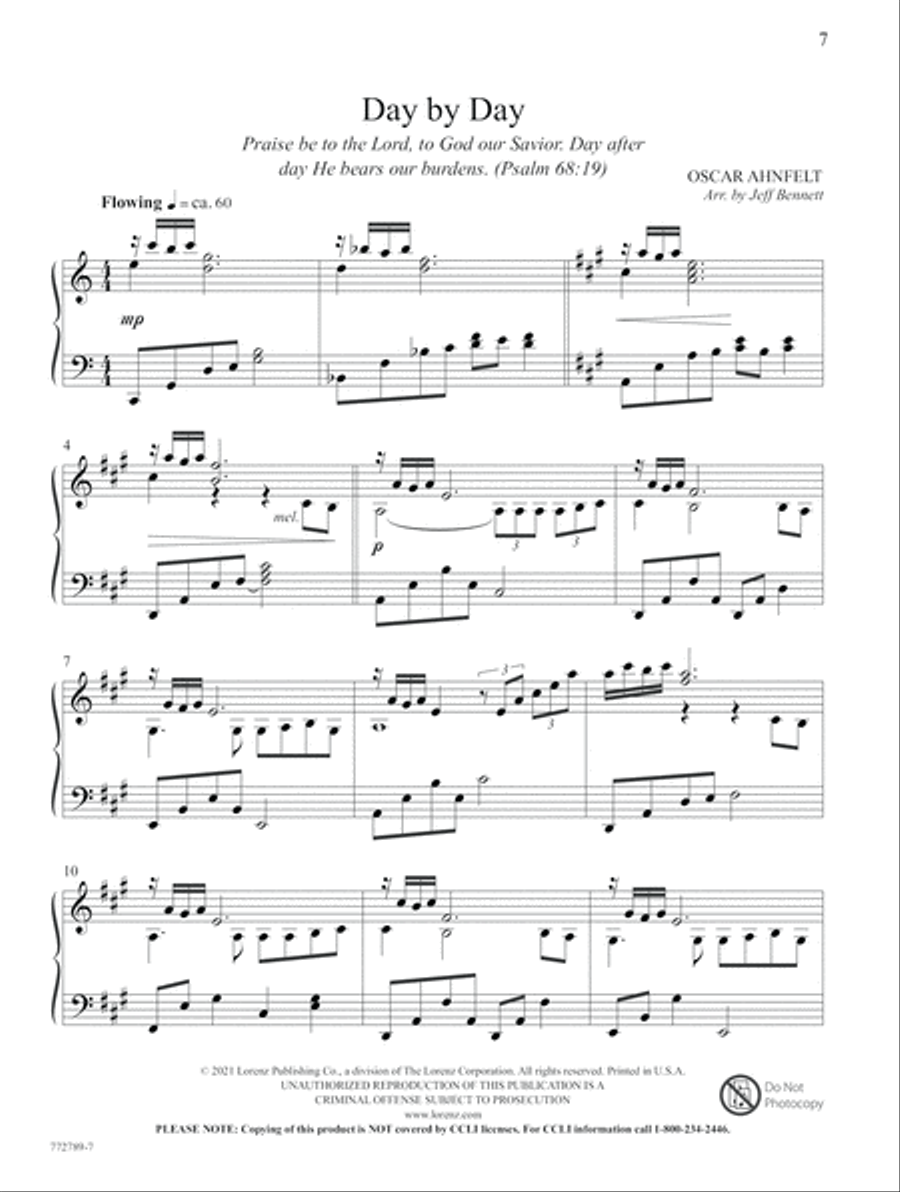 Playing the Psalms Playing the Psalms Piano Solo scores gallery preview page 4