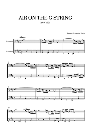 Johann Sebastian Bach - Air on the G String (for Bassoon Duet)