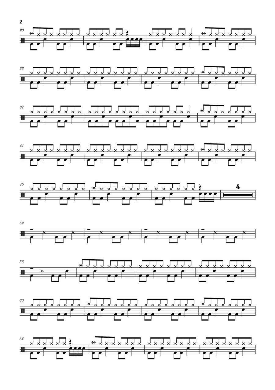 E.t. E.t. Drum Set scores gallery preview page 2