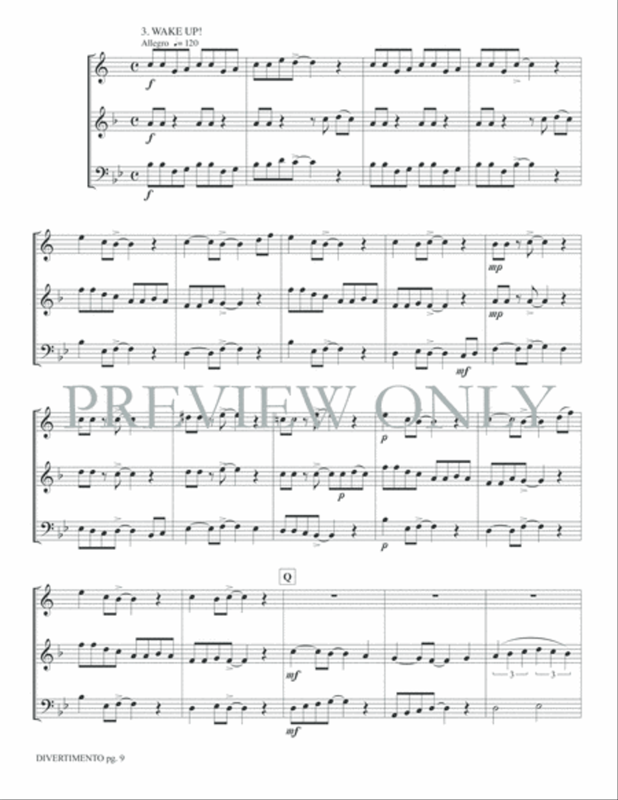 Divertimento Brass Ensemble scores gallery preview page 11
