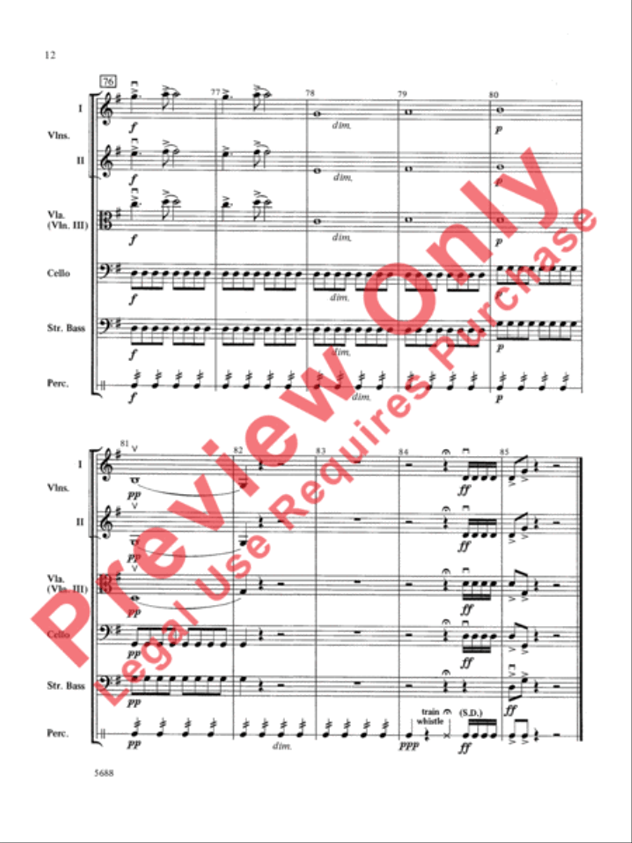 Ridin' the Rails String Orchestra scores gallery preview page 13