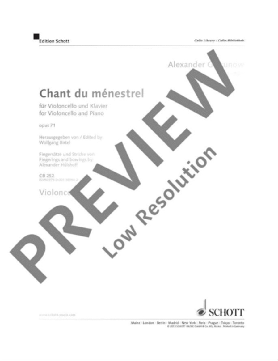 Chant du ménestrel