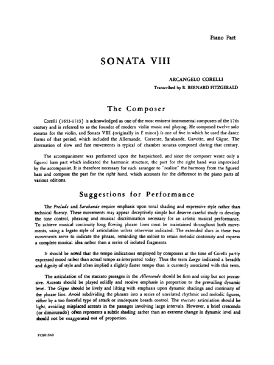 Sonata VIII Small Ensemble scores gallery preview page 3