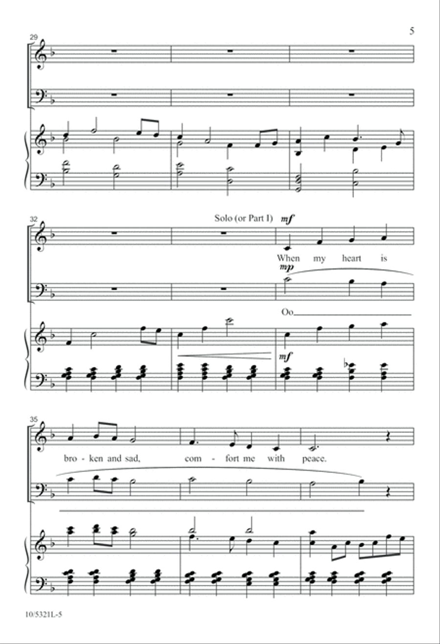 Jesus, Shepherd of My Heart 2-Part scores gallery preview page 5
