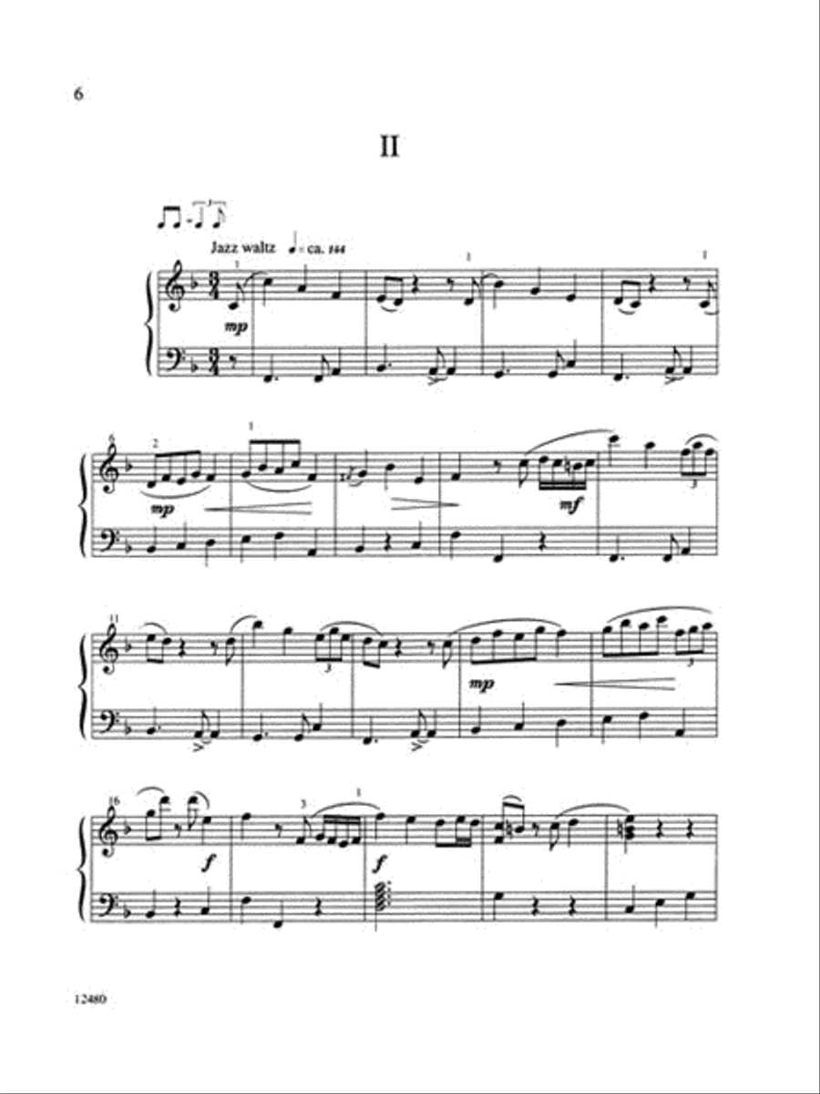 Jazz Suite No. 2 Saxophone Duet scores gallery preview page 3