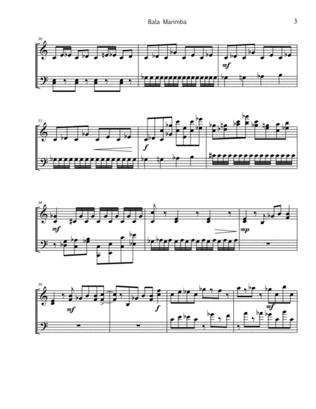 Bala Marimba - for marimba