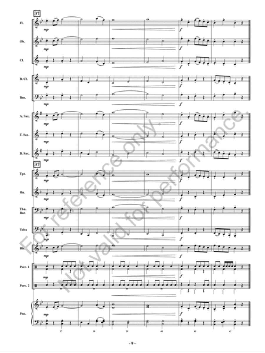 And Now, The Band! And Now, The Band! Concert Band scores gallery preview page 10