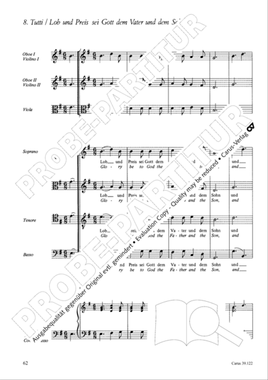 All my spirit exalts (With my spirit I praise the Lord) 4-Part scores gallery preview page 63
