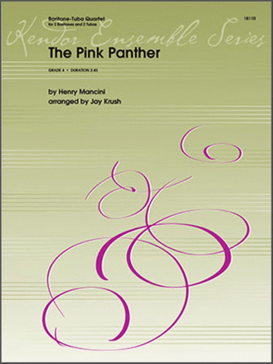 Pink Panther, The Tuba Quartet scores gallery preview page 1