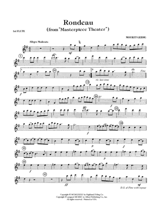 Rondeau (Theme from Masterpiece Theatre): Flute