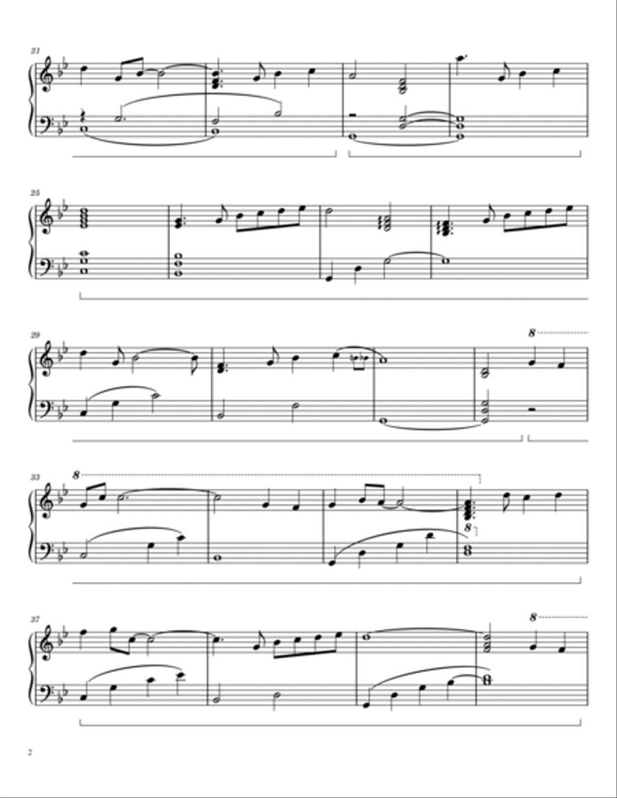 Persona5 The Animation Piano Solo scores gallery preview page 2
