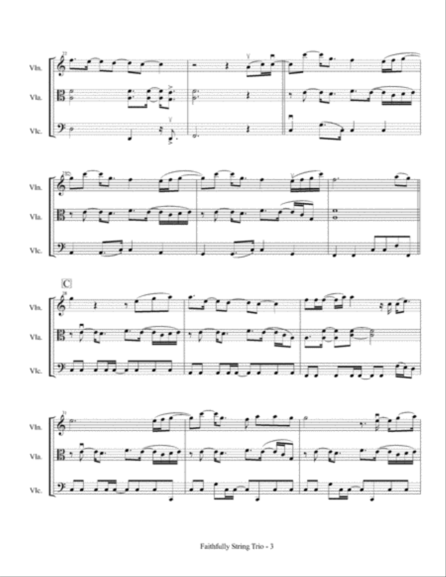 Faithfully Faithfully String Trio scores gallery preview page 4
