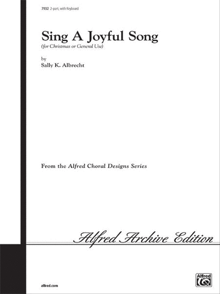 Sing a Joyful Song 2-Part scores gallery preview page 1