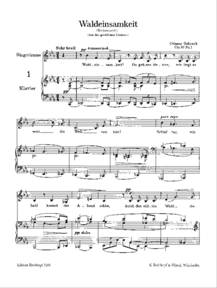12 Eichendorff Lieder Op. 30 Voice Solo scores gallery preview page 2