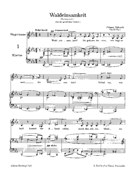 12 Eichendorff Lieder Op. 30