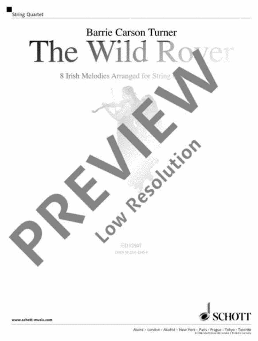 The Wild Rover String Quartet scores gallery preview page 2
