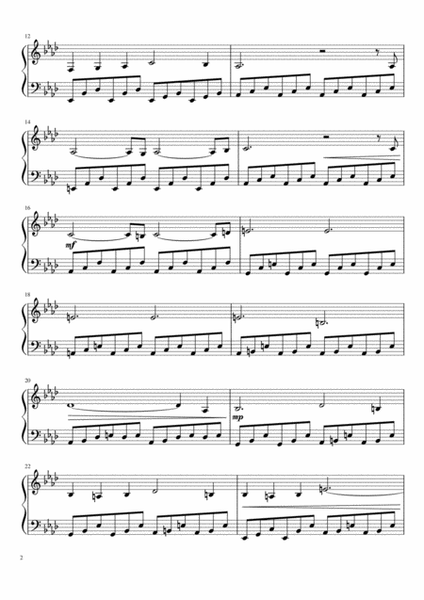 Lizst - Liebestraum (easy piano sheet) image number null