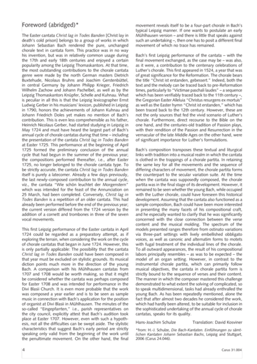 Christ lay in death's cold prison (Christ lag in Todesbanden) 4-Part scores gallery preview page 5