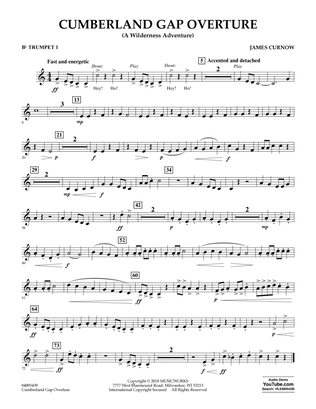 Cumberland Gap Overture (A Wilderness Adventure) - Bb Trumpet 1