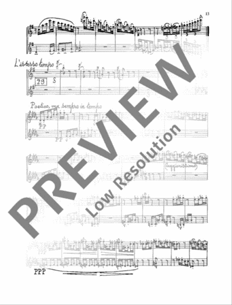 Le colloque des deux perruches Flute scores gallery preview page 14