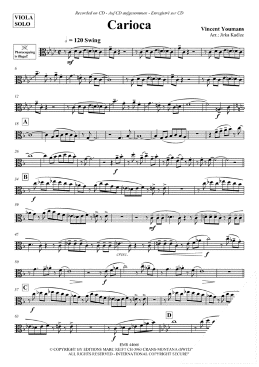 Carioca Piano Accompaniment scores gallery preview page 3