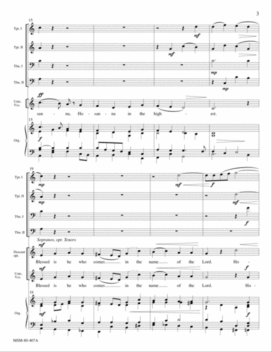 Eucharistic Acclamations on Diademata Choir scores gallery preview page 3