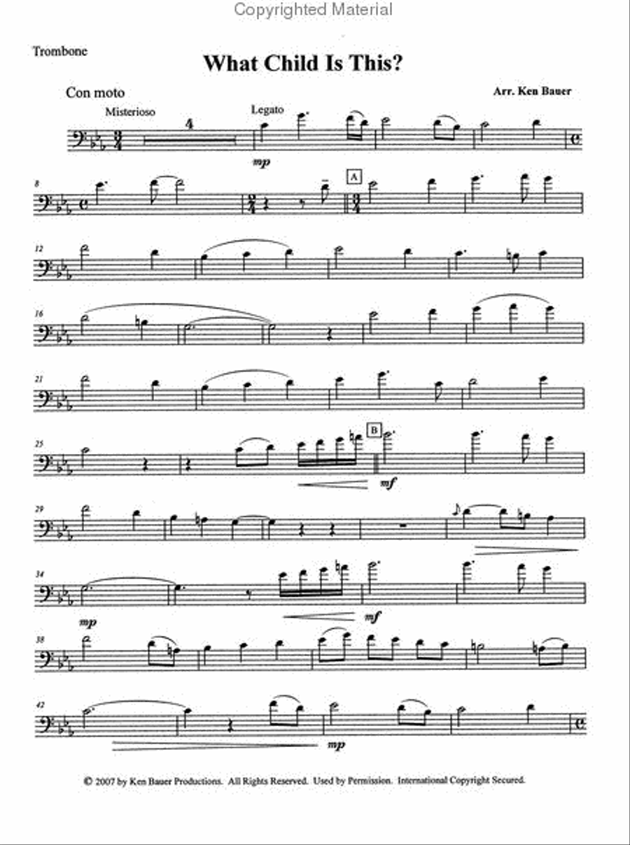 What Child Is This? Piano Accompaniment scores gallery preview page 3