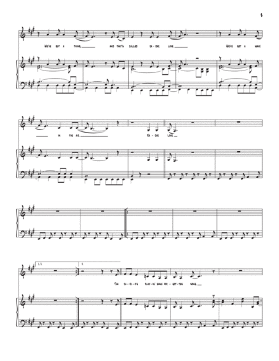 Radar Love Voice scores gallery preview page 3