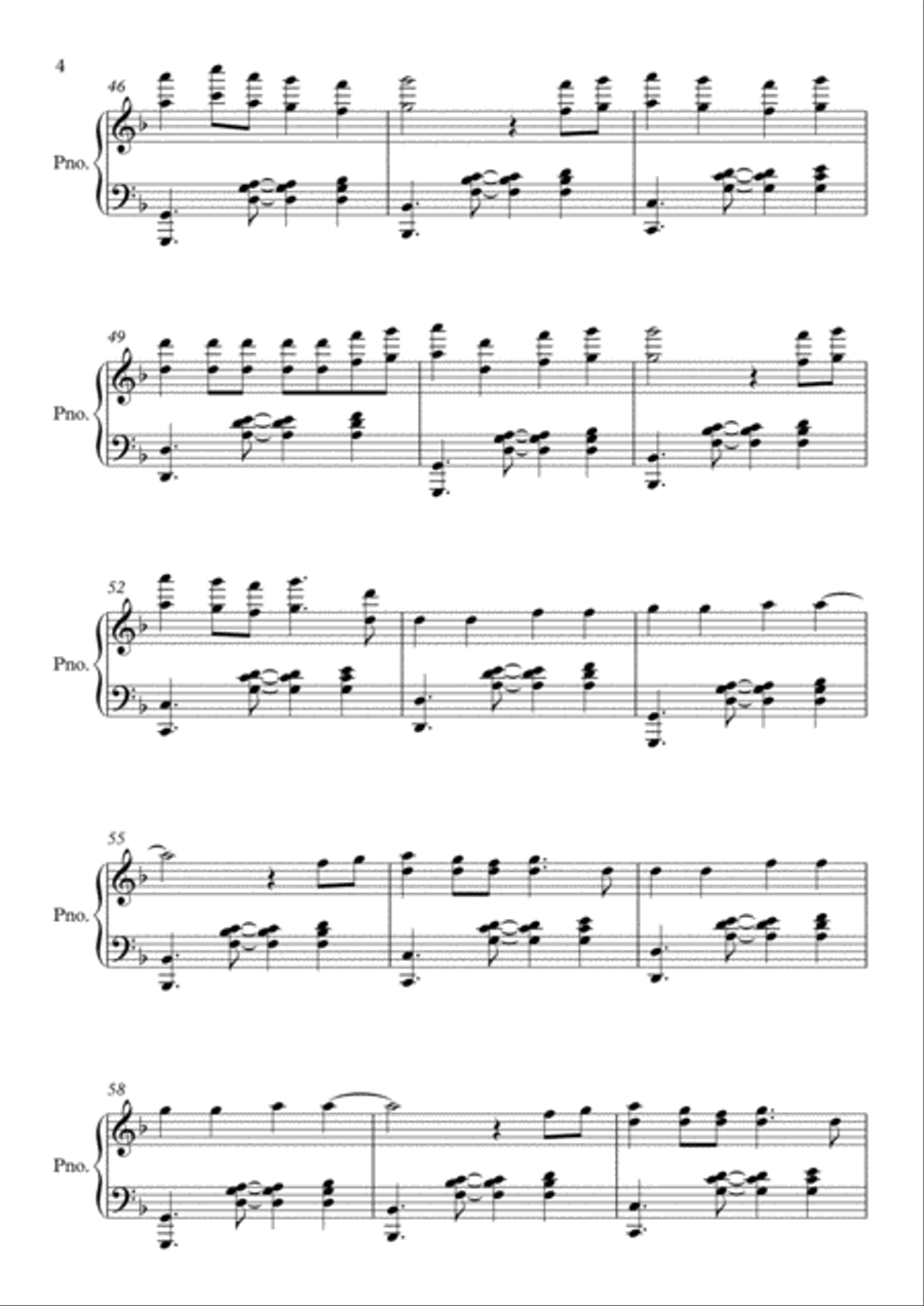 Shape Of You Piano Solo scores gallery preview page 4