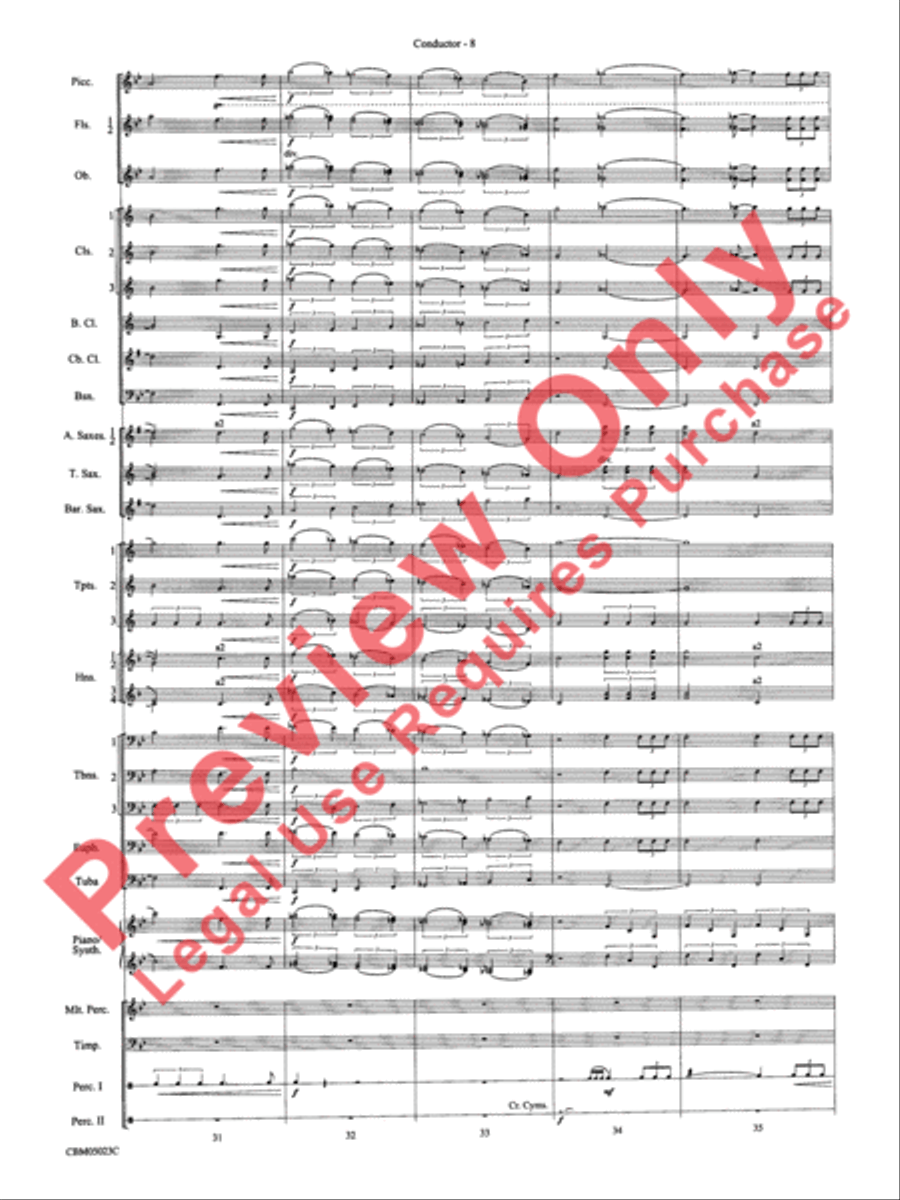 Symphonic Suite from Star Wars: Episode III Revenge of the Sith Concert Band scores gallery preview page 11