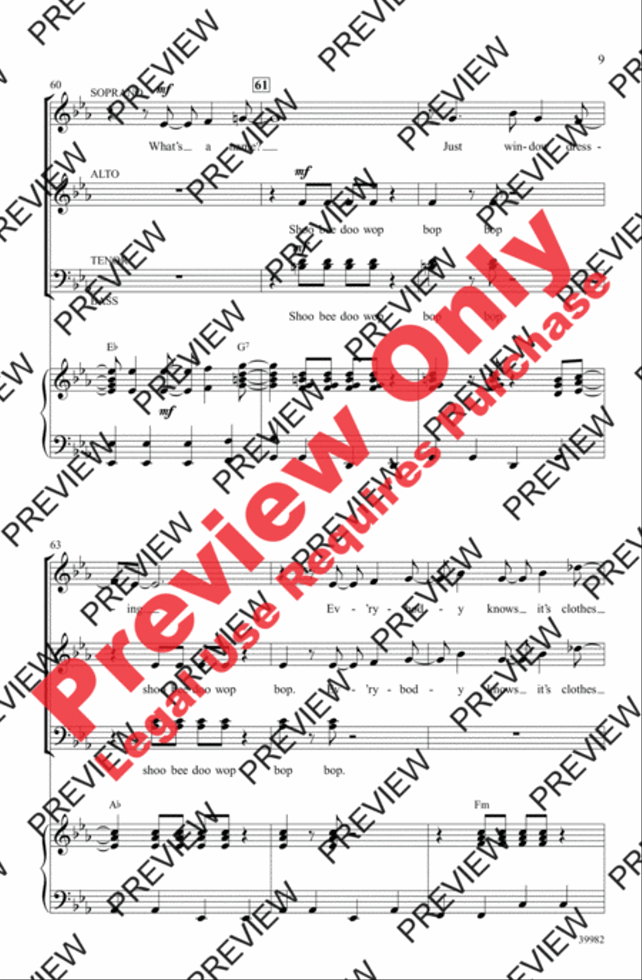 Live in Living Color Live in Living Color 4-Part scores gallery preview page 9