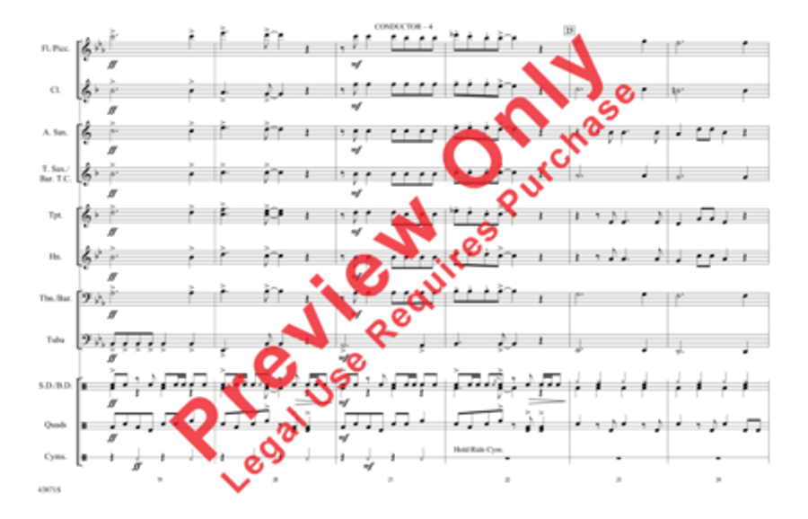 Celebration Marching Band scores gallery preview page 5