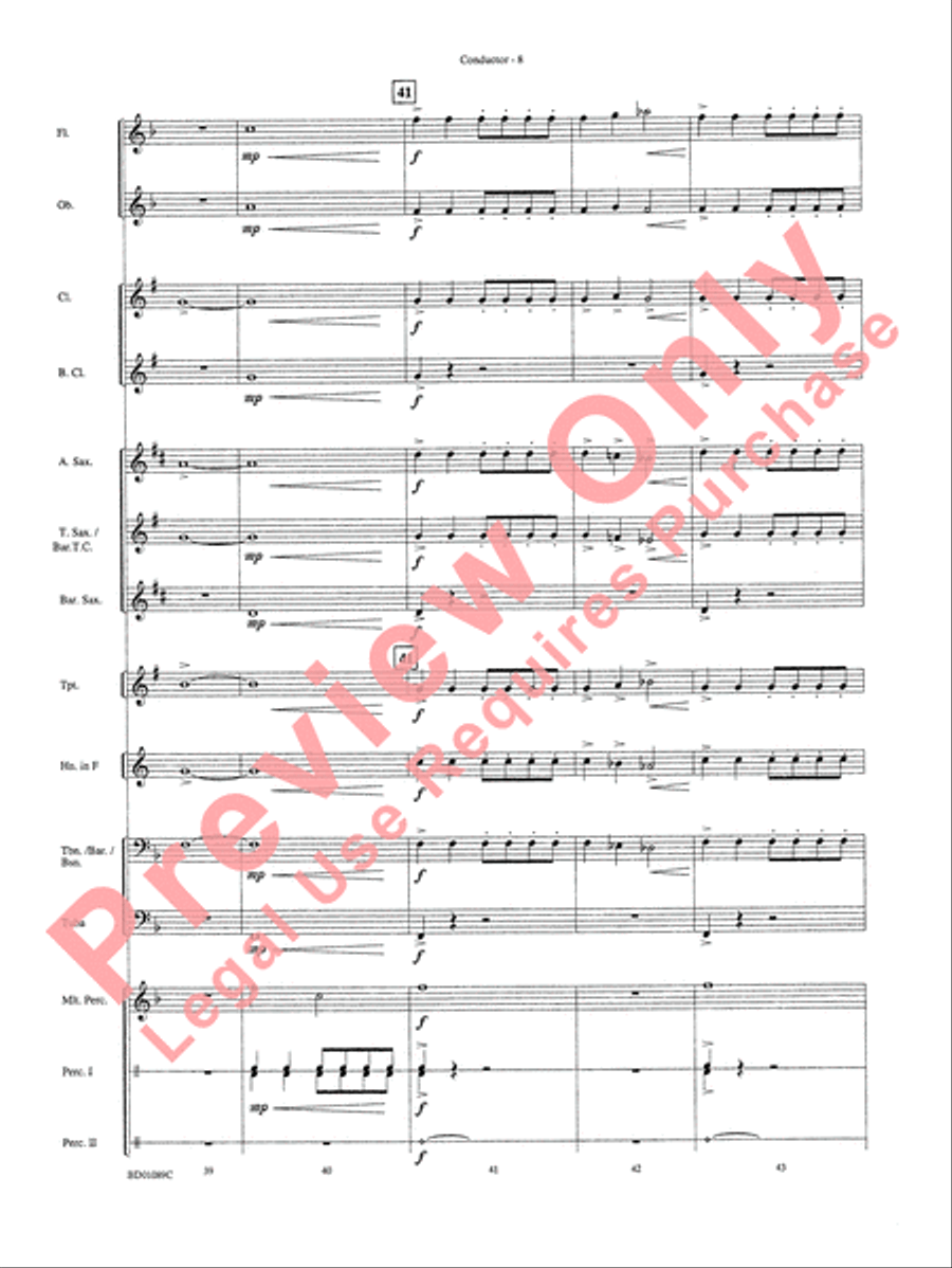 Ceremonium Concert Band scores gallery preview page 11