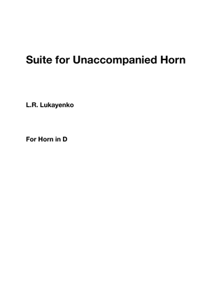 Suite for Unaccompanied Horn