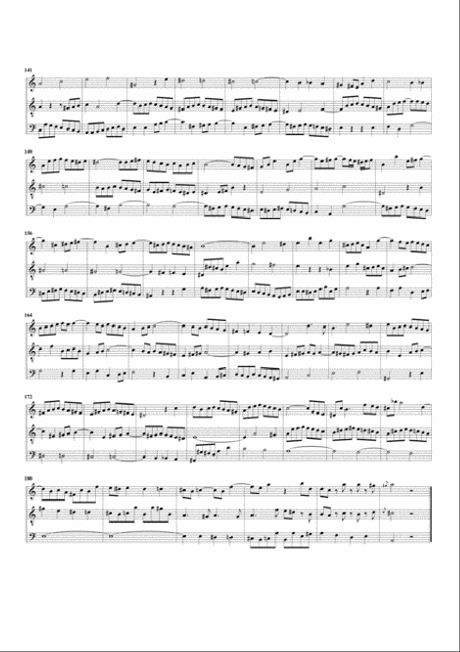 Ricercar from Musikalisches Opfer, BWV 1079/I (arrangement for 3 recorders (STB)) STB scores gallery preview page 5