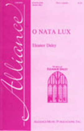 Book cover for O Nata Lux