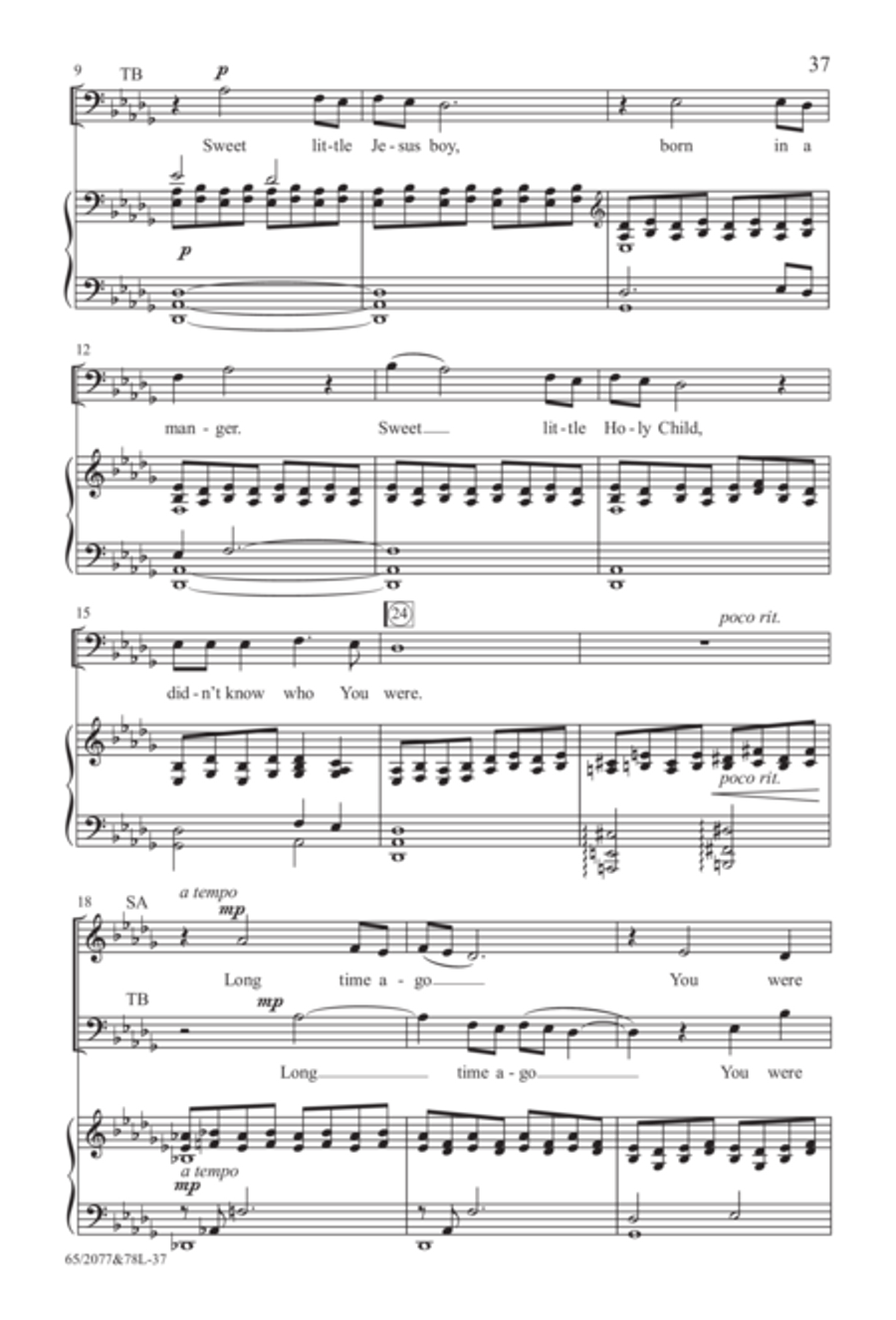Jesus! - SATB Score with Performance CD 4-Part scores gallery preview page 15